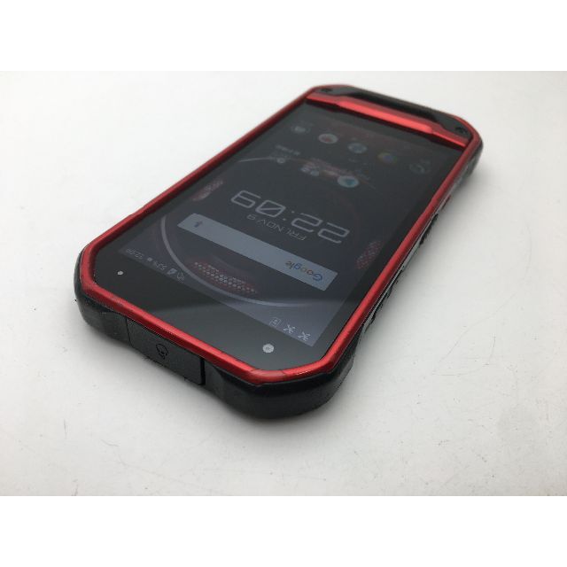 京セラ(キョウセラ)の712 SIMフリー中古au京セラ TORQUE G03 KYV41 レッド スマホ/家電/カメラのスマートフォン/携帯電話(スマートフォン本体)の商品写真