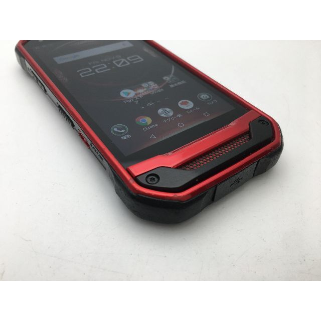 京セラ(キョウセラ)の712 SIMフリー中古au京セラ TORQUE G03 KYV41 レッド スマホ/家電/カメラのスマートフォン/携帯電話(スマートフォン本体)の商品写真