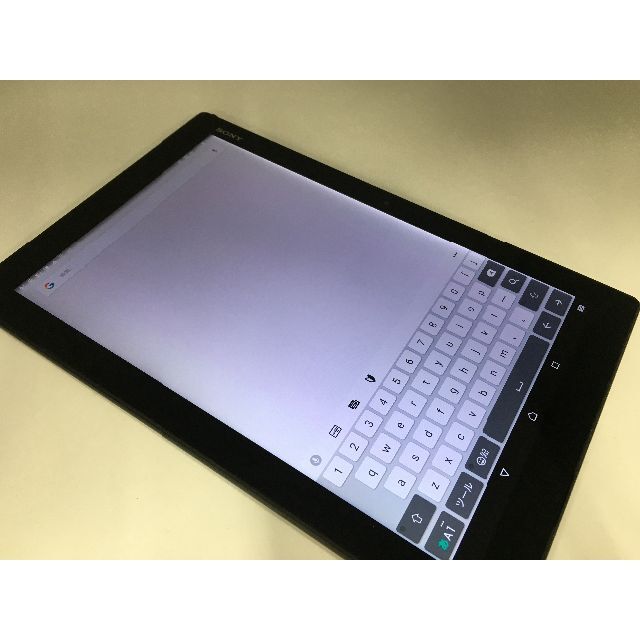 R713 SIMフリーXperia Z4 Tablet SOT31黒訳あり - タブレット