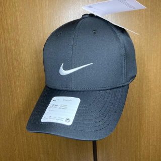 ナイキ(NIKE)の新品 NIKE ナイキ キャップ DRI-FIT ブラック 黒白 スウッシュ(キャップ)