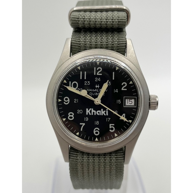 激レア美品 hamilton khaki 9365 ハミルトン カーキ33mmバンド幅