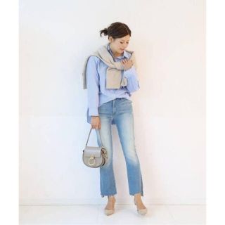 マザー(mother)のMOTHER INSIDER CROP LIGHT blue 24インチ(デニム/ジーンズ)