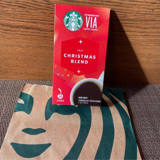 スターバックスコーヒー(Starbucks Coffee)のSTARBUCKS スターバックスコーヒー クリスマスブレンド VIA 12本(コーヒー)