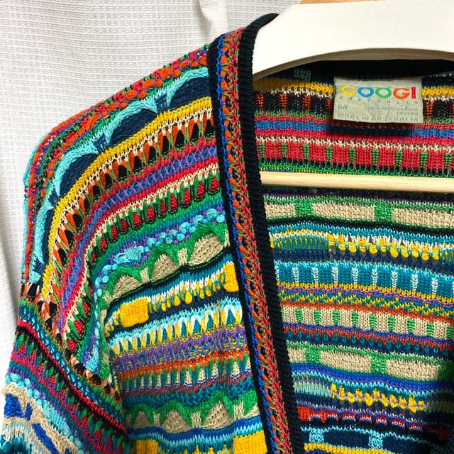 COOGI 3Dニットカーディガン M-