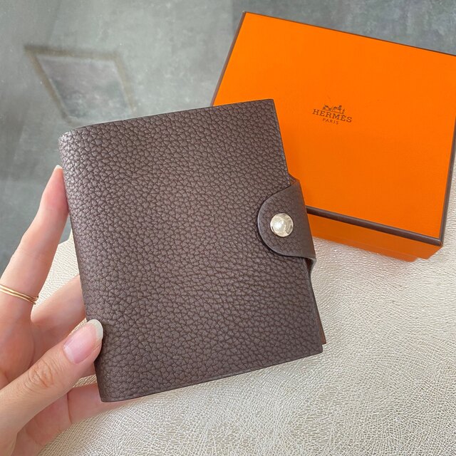 ラスト１【新品】HERMES エルメス ユリス ミニ ノートカバー ブラウン