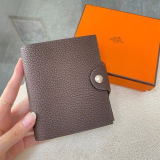 エルメス(Hermes)のラスト１【新品】HERMES エルメス ユリス ミニ ノートカバー ブラウン(ノート/メモ帳/ふせん)