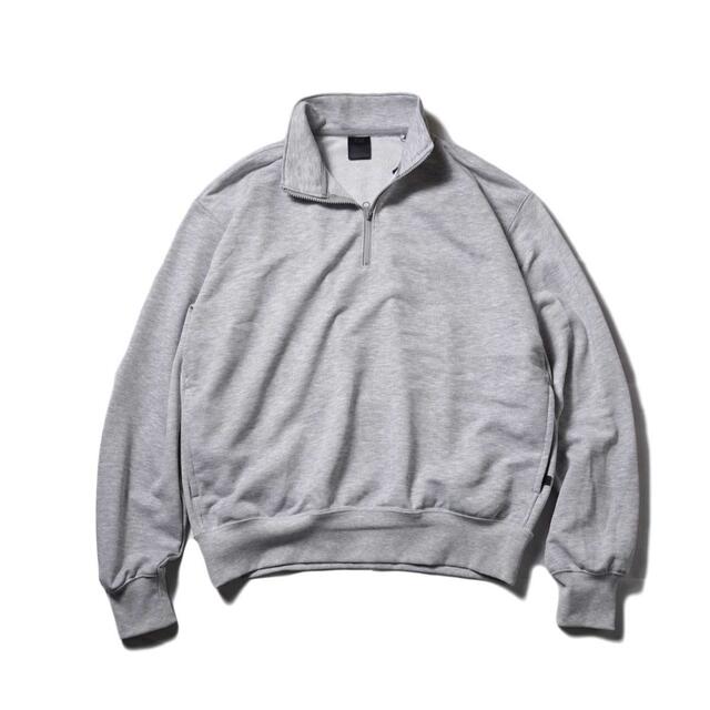 DAIWA(ダイワ)のDAIWA PIER39 /Tech Sweat Half-Zip (Gray) メンズのトップス(Tシャツ/カットソー(七分/長袖))の商品写真