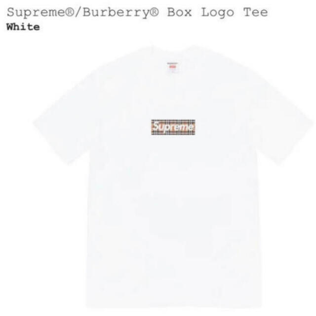 Supreme 22SS Burberry Box Logo Tee 白Lサイズ smk-koperasi.sch.id