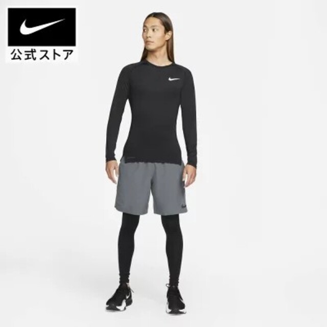 NIKE(ナイキ)の【Mサイズ】【胴囲78～85cm】ナイキ プロ メンズタイツ  トレーニング メンズのレッグウェア(レギンス/スパッツ)の商品写真