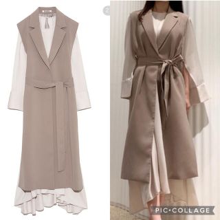 snidel ジレセットワンピース　ジレセット　ワンピース　ジレ