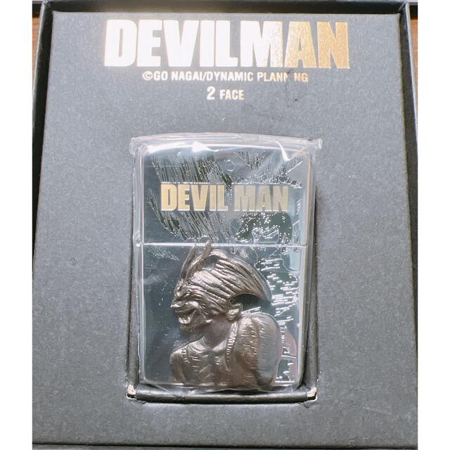 ZIPPO デビルマンメタル張り/2FACE DEVILMANナンバー 1197タバコグッズ