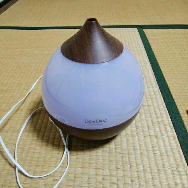 drop(ドロップ)のDEW DROP ハイブリッド加湿器　木目調 スマホ/家電/カメラの生活家電(加湿器/除湿機)の商品写真