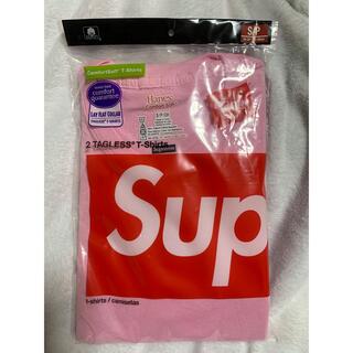 シュプリーム(Supreme)のsupreme hanes t-shirts ピンク　sizeS 1枚(Tシャツ/カットソー(半袖/袖なし))