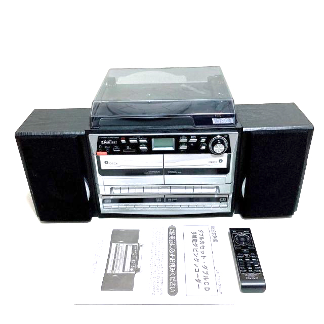 HOT品質保証 とうしょう ダブルカセットダブルCD多機能プレーヤーの