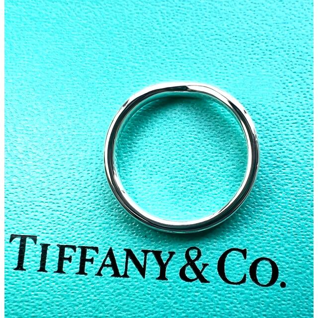 TIFFANY ティファニー カーブドバンドリング 8号 6057