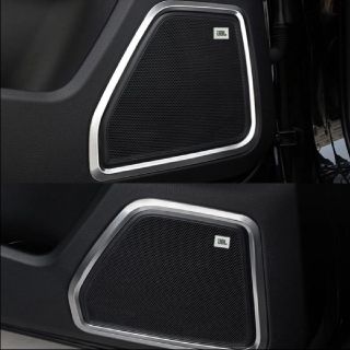 中日キャンプ JBL 4315 グリルエンブレム・ロゴプレート2枚+新品金具4