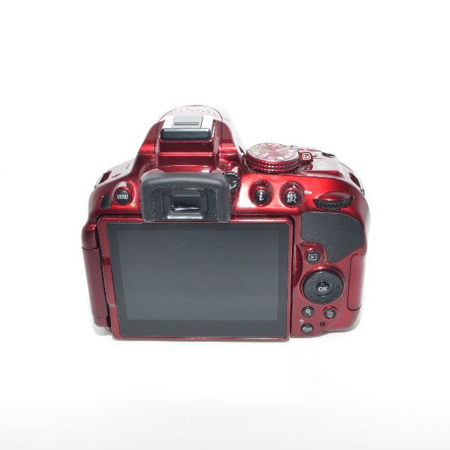 Nikon - ❤希少なレッド 美品❤Wi-Fiでスマホに転送❤Nikon D5300❤の