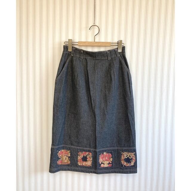 Grimoire(グリモワール)の古着　ヴィンテージ   レトロ　スカート　used ビンテージ レディースのスカート(ひざ丈スカート)の商品写真
