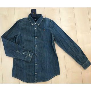 ラルフローレン(Ralph Lauren)のラルフローレン　デニムシャツ　160  新品！(ブラウス)