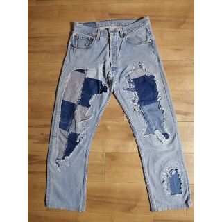 501 - 90s アメリカ製 リーバイス501 ビンテージジーンズ パッチワーク 