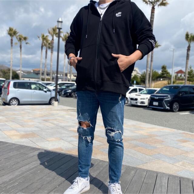 STUSSY - ストリート系☆LUSSO SURF ビッグロゴパーカー Sサイズ☆ロン