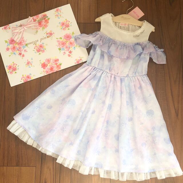 お取置き中メゾピアノ 新品ワンピース ワンピース