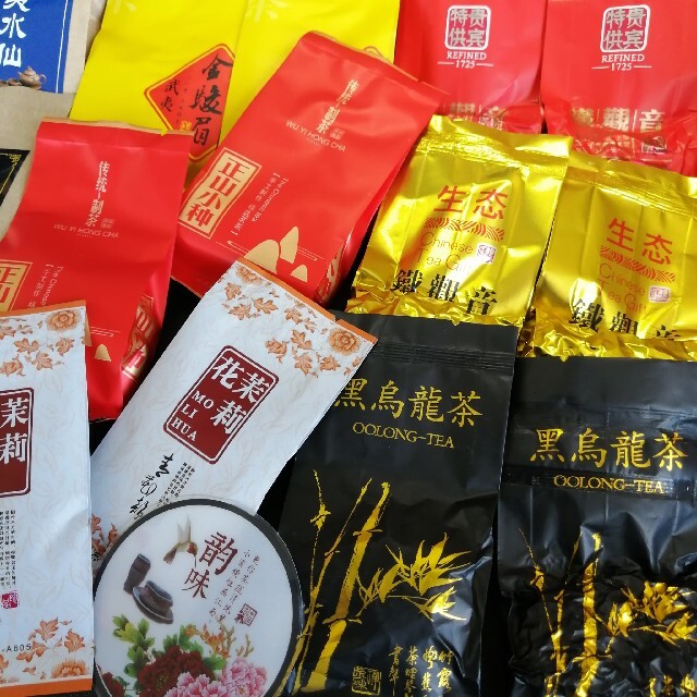 ℘℘℘各商品2包/計18包　小袋包装中国茶　お得な飲み比べセット℘℘℘ 食品/飲料/酒の飲料(茶)の商品写真