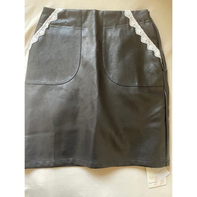 bibiy レザースカート レディースのスカート(ミニスカート)の商品写真