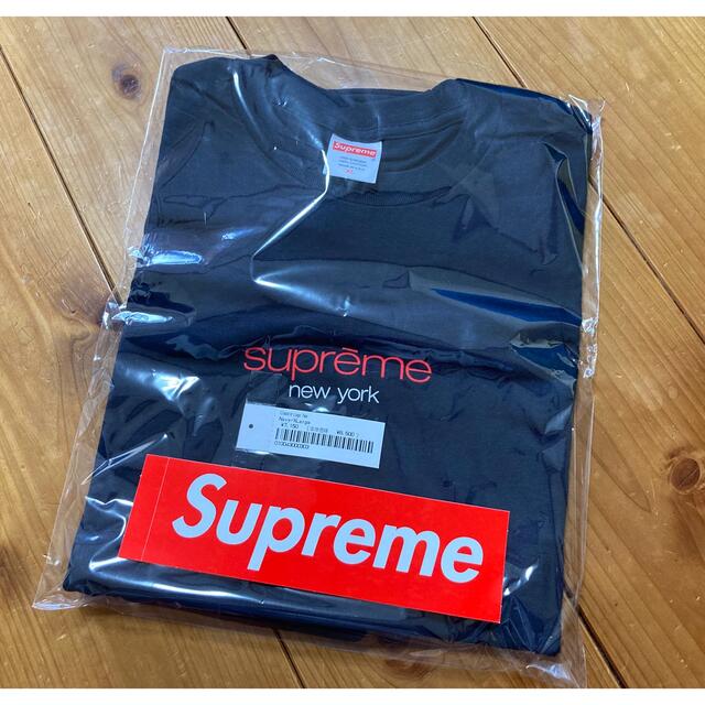 Supreme  22SS  Classic Logo Tee  Navy XL