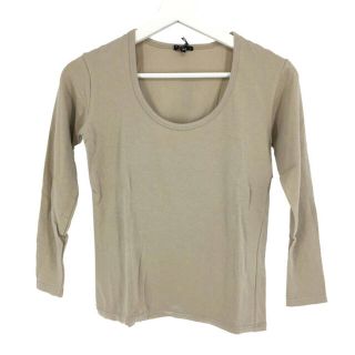 セオリー(theory)の【美品】セオリー Uネック 7分袖 Tシャツ ストレッチカットソー 春秋(カットソー(長袖/七分))