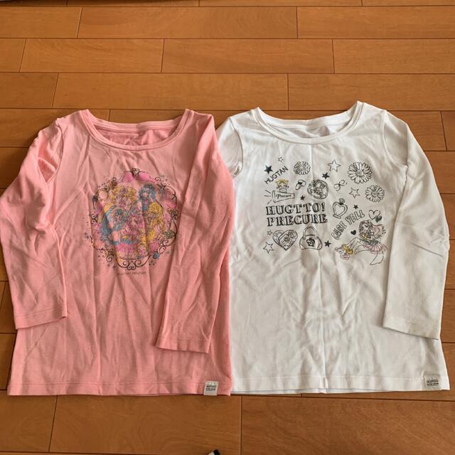 UNIQLO(ユニクロ)のユニクロ ヒートテック　ハグっとプリキュア　2枚セット キッズ/ベビー/マタニティのキッズ服女の子用(90cm~)(下着)の商品写真