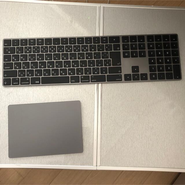 Apple Magic Keyboard2 Trackpad2 スペースグレースマホ/家電/カメラ