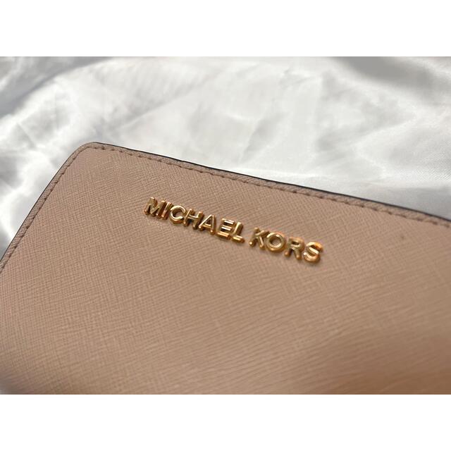 Michael Kors(マイケルコース)のマイケルコース 二つ折り財布 ピンク レディースのファッション小物(財布)の商品写真