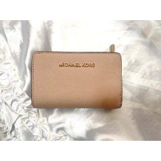 マイケルコース(Michael Kors)のマイケルコース 二つ折り財布 ピンク(財布)