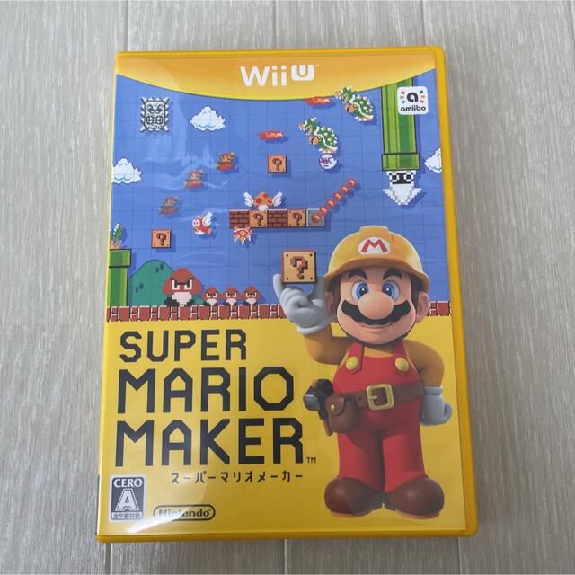 Wii U(ウィーユー)のスーパーマリオメーカー エンタメ/ホビーのゲームソフト/ゲーム機本体(家庭用ゲームソフト)の商品写真