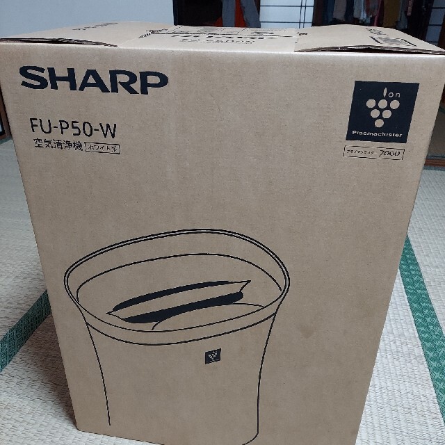SHARP空気清浄機FU-P50-W 生活家電 SHARP空気清浄機FU-P50-W 生活家電