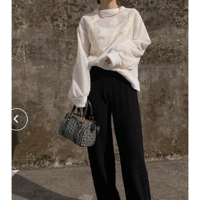 Ameri VINTAGE(アメリヴィンテージ)のUND HAND EMBROIDERY MESH TOP レディースのトップス(シャツ/ブラウス(長袖/七分))の商品写真