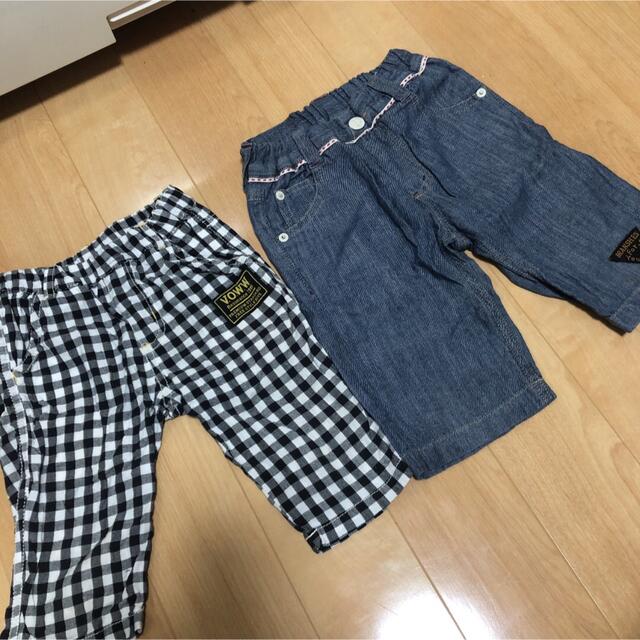 Branshes(ブランシェス)の110 ハーフパンツ　2本セット　ブランシェス　柄 キッズ/ベビー/マタニティのキッズ服男の子用(90cm~)(パンツ/スパッツ)の商品写真