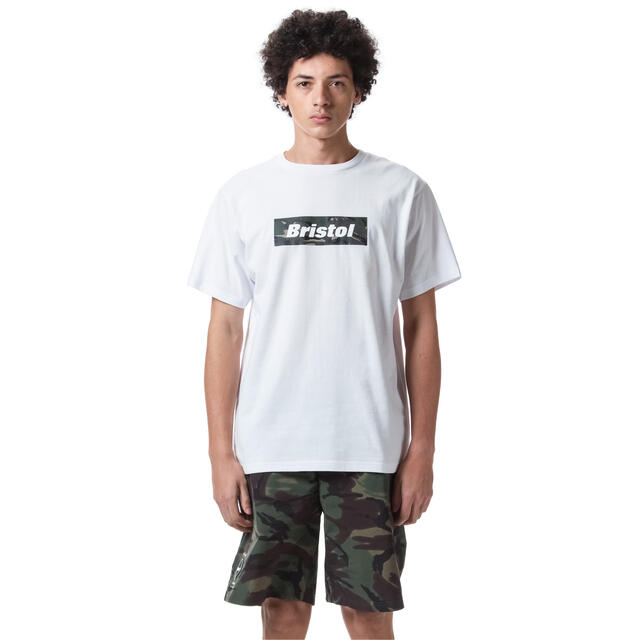 F.C.R.B.(エフシーアールビー)のXL FCRB BOX LOGO TEE ボックスロゴTシャツ ホワイト メンズのトップス(Tシャツ/カットソー(半袖/袖なし))の商品写真