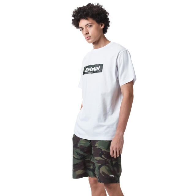 F.C.R.B.(エフシーアールビー)のXL FCRB BOX LOGO TEE ボックスロゴTシャツ ホワイト メンズのトップス(Tシャツ/カットソー(半袖/袖なし))の商品写真