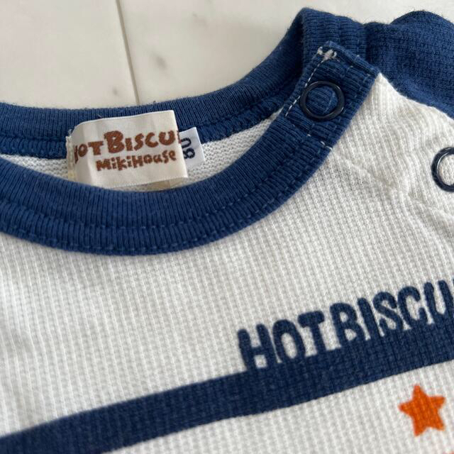 HOT BISCUITS(ホットビスケッツ)の★HOT BISCUITS 半袖 パジャマ（80）★ キッズ/ベビー/マタニティのベビー服(~85cm)(パジャマ)の商品写真