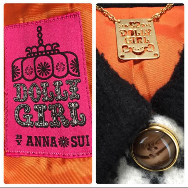 美品 ANNA SUI アナスイ DOLLYGIRL 千鳥格子 コート