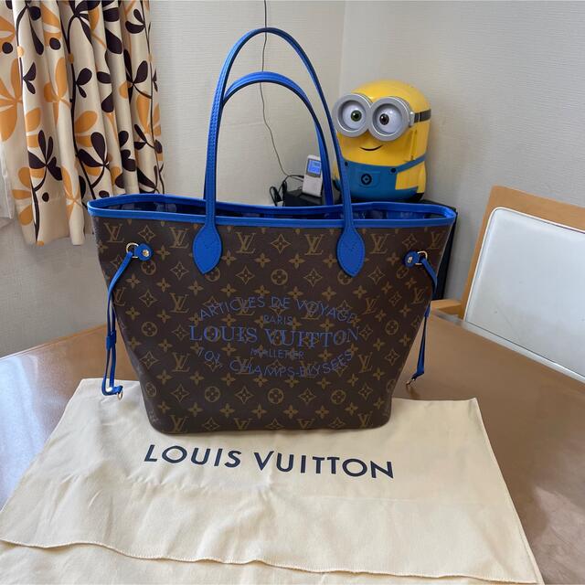 LOUIS VUITTON MMトートバッグ イカットフラワー グランブルー