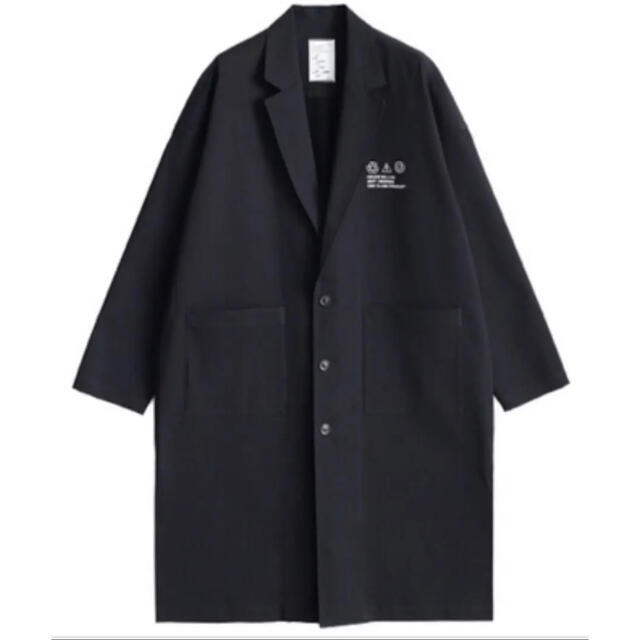 チェスターコート正規 SHAREEF COTTON PIQUE LABORATORY COAT