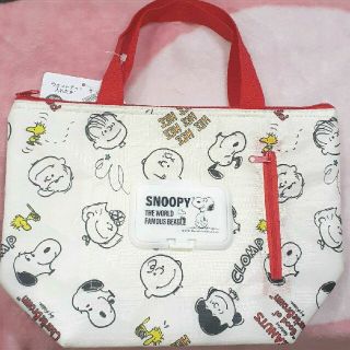 スヌーピー(SNOOPY)のスヌーピー　保温　保冷　ランチバッグ(弁当用品)