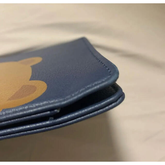 LINE FRIENDS カードケース パスポートケース カバー ブラウン 熊 レディースのファッション小物(パスケース/IDカードホルダー)の商品写真