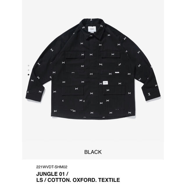 BLACK M 22SS WTAPS JUNGLE 01 / LS / COT