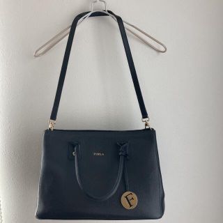 フルラ(Furla)のFURLA フルラ 2way ショルダーバッグ 本革 ブルガリア製 チャーム付(ショルダーバッグ)