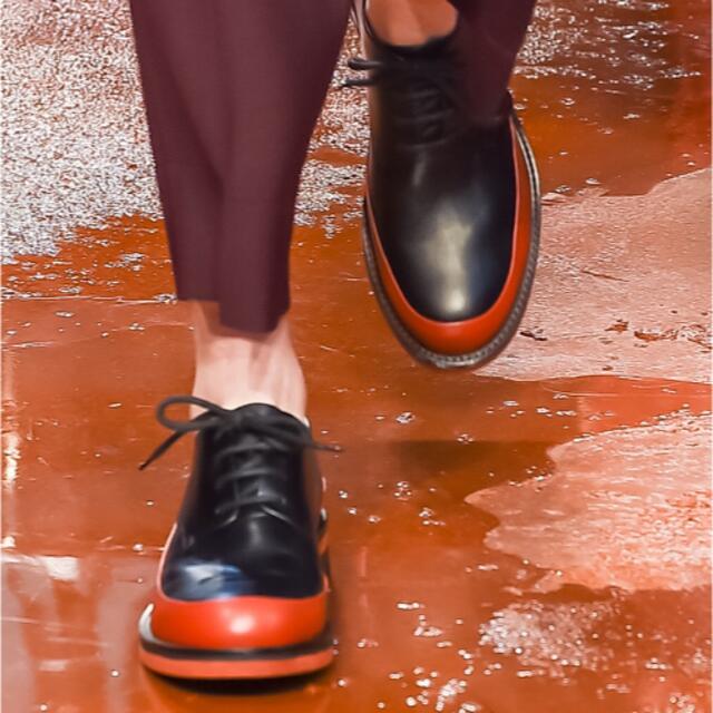 MARNI レザーシューズ　17ss 40 ブラック　ブラウン