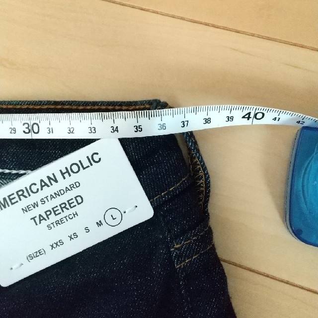 AMERICAN HOLIC(アメリカンホリック)のAMERICAN  HORIC  テーパード デニム レディースのパンツ(デニム/ジーンズ)の商品写真